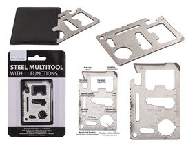 Multitool z nehrdzavejúcej ocele s 11 funkciami,