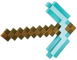 Diamantový krumpáč Minecraft 45 cm pěnový