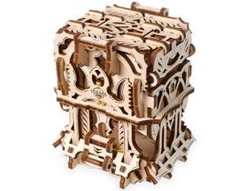 Ugears 3D dřevěné mechanické puzzle Úložný box na karty