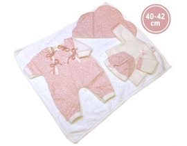 Llorens M740-56 oblečenie pre bábiku NEW BORN veľkosť 40-42 cm