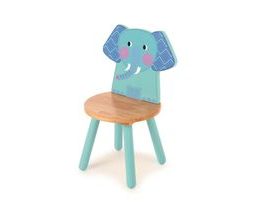 Tidlo Drevená stolička Animal slon
