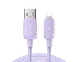 Kabel S-AL012A14 2,4A USB k Lightning / 2,4A/ 1,2 m (fialový)