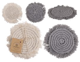 Macrame Coasters, Sada 2 kusov,