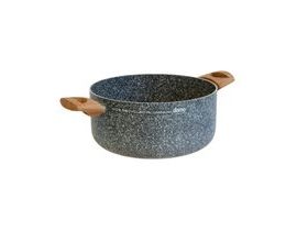 DOMO hrnec Ecopan 24 cm 4,5 l, GRANIT, indukce