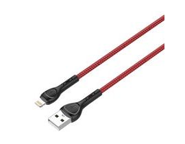 LDNIO LS482 2m kabel USB - Lightning (červený)