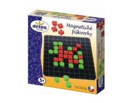 Magnetické piškvorky drevo spoločenská hra v krabici 20x20x4cm Cena za 1ks