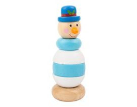 Small Foot Vánoční nasazovací figurka 1 ks modrá