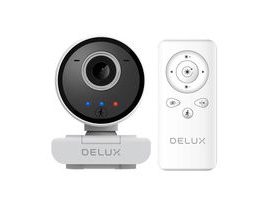 Chytrá webová kamera se sledováním a vestavěným mikrofonem Delux DC07 (bílá) 2MP 1920x1080p