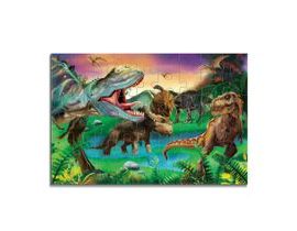 Puzzle s dinosaurami maximálne 54 dielov 87 x 58 cm