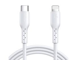 Kabel Flash Charge USB C na Ligtning SA26-CL3 / 30W / 1m (bílý)