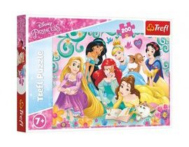 Puzzle Šťastný svět princezen/Disney Princess 200 dílků 48x34cm v krabici 33x23x4cm