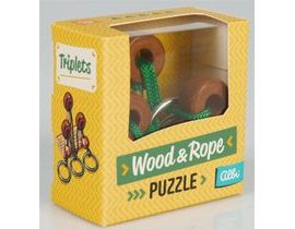 Wood & Rope puzzle - Triplets