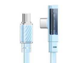 Kabel USB-C na USB-C Mcdodo CA-3452 100W 90 stupňů 1,2 m (modrý)