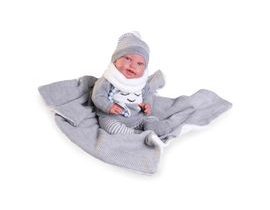 Antonio Juan 80114 SWEET REBORN PIPO - realistická bábika bábätko s mäkkým látkovým telom - 40 cm