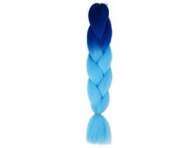 Vlasový příčesek - modré ombré
