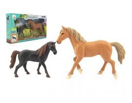 Kůň/Koně 2ks plast v krabici 36x20x6cm
