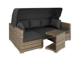 Tectake 403237 Záhradný Rattan Furniture San Marino