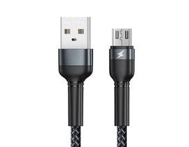 Kabel USB Micro Remax Jany Alloy, 1 m, 2,4 A (černý)