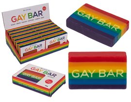 Mydlo, gay bar, s vôňou levandule