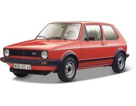 Bburago 1:24 Plus Volkswagen Golf MK1 GTI Red