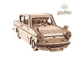 Ugears 3D dřevěné mechanické puzzle Harry Potter Létající Ford Anglia