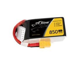 Baterie Tattu 850mAh 14,8V 75C 4S1P XT60