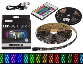 Světelný pásek s LED diodami měnícími barvu, D: 3 m,