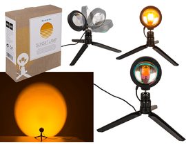 Lampa, západ slunce, cca 29 cm, LED: 7W,