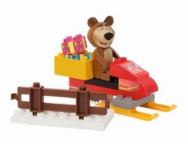 PlayBIG BLOXX Máša a medvěd Míša se skútrem