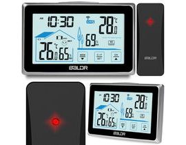 Meteostanice s displejem BD-910 černá