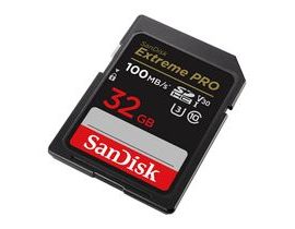 Paměťová karta SANDISK EXTREME PRO SDHC 32GB 100/90 MB/s UHS-I U3 (SDSDXXO-032G-GN4IN)
