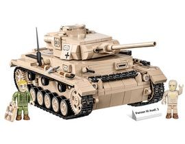 COBI 2562 II. svetová vojna Panzer III Ausf J, 2 v 1, 780 k, 2 f