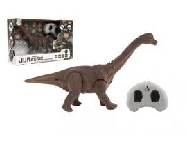 Dinosaurus na ovládání IC plast 27cm na baterie se světlem se zvukem v krabičce 33x21x10cm Cena za 1ks