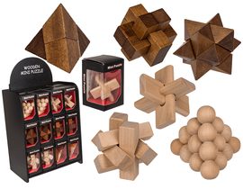 Přírodní dřevěné puzzle