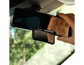 Dvojité panoramatické zpětné zrcátko do auta 30 cm - širokoúhlé