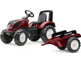 FALK Šlapací traktor 4000AB VALTRA S4 s vlečkou