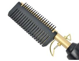 Elektrická hřebenová žehlička na vlasy (Verk)