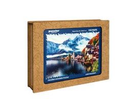 DŘEVĚNÉ BAREVNÉ PUZZLE - Halštatské jezero