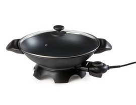 Elektrická pánev WOK - DOMO DO8708W, 5 l, 2200W