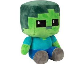 Plyšová hračka Minecraft Baby zombie Steve 18cm