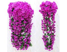 Závěsná luxusní dekorativní kytice orchidejí
