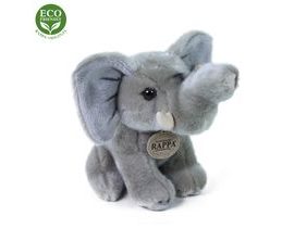 Plyšový slon sedící 18 cm ECO-FRIENDLY