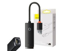 Síťový adaptér Baseus Lite Series USB na RJ45 (černý)