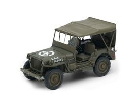 Welly Jeep Willys MB (1941) 1:18 se střechou