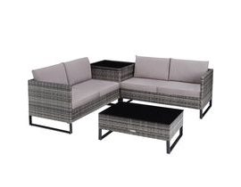 Tectake 404300 Rattan Sofa ostuni