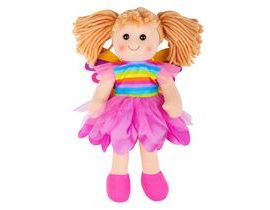 Bigjigs Toys Látková bábika Chloe 34 cm