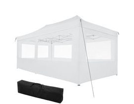 tectake 403163 skládací pavilon viola 3x6 m se 4 bočnicemi