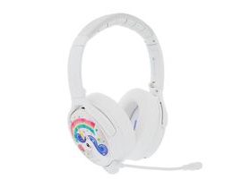 Bezdrátová sluchátka pro děti Buddyphones Cosmos Plus ANC (bílá)