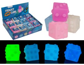 Svítící kostka ve tmě, Fidget Pop Toy