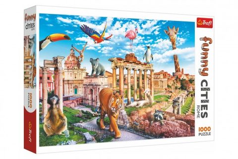 Puzzle Legrační mesta - Divoký Rím 1000 dielikov 68,3x48cm v krabici 40x27x6cm Cena za 1ks